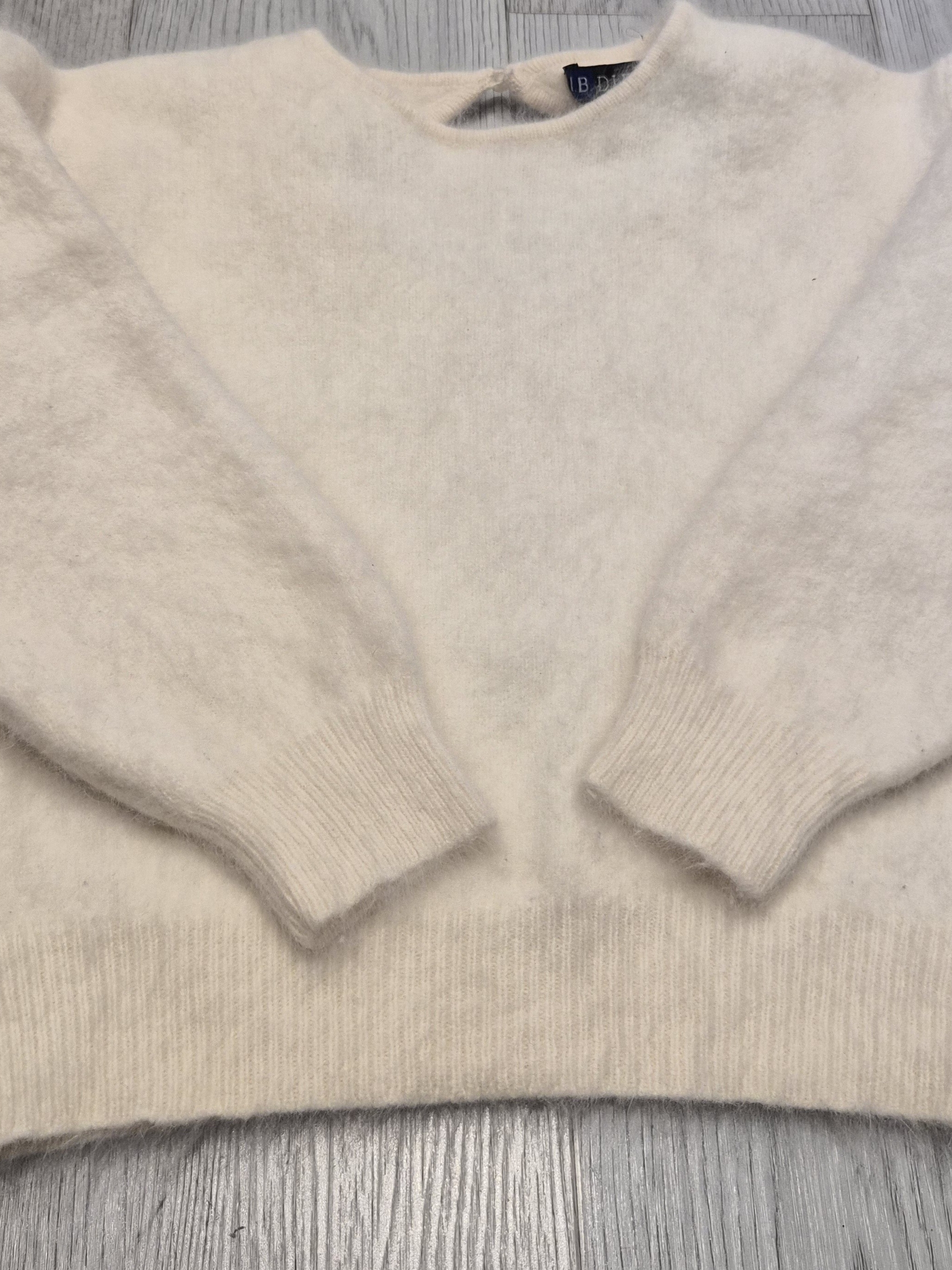 Boden Cream Crewneck Sweater - Soft Plush Knit